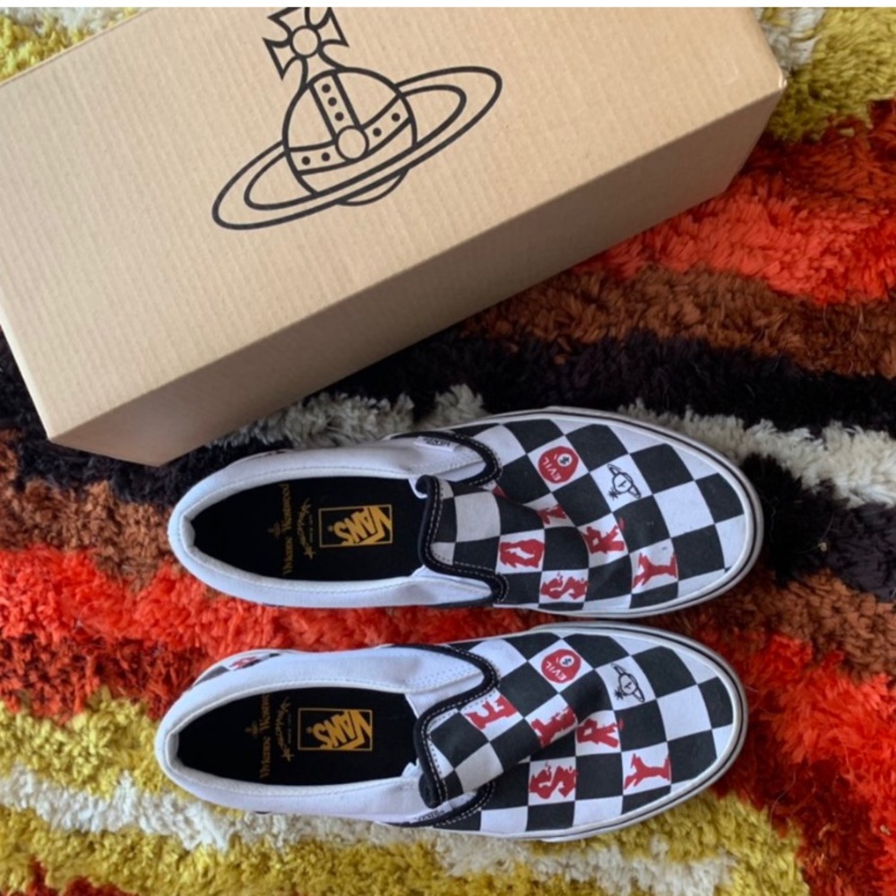 checkered vivienne westwood vans